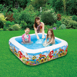 Надувной бассейн   "Жуки в саду", 146 см x 146 см x 41 cм