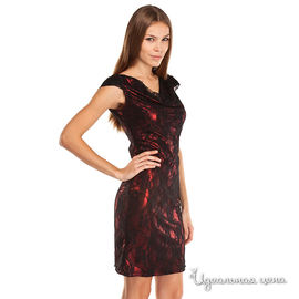 Платье Fleuretta женское, бордовое