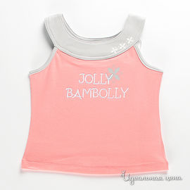 Майка Jolly Bambolly для девочки, цвет розовый, рост 104-128см