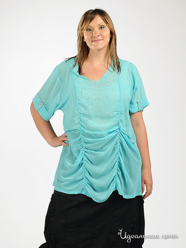 Блуза NETU женская, цвет бирюзовый