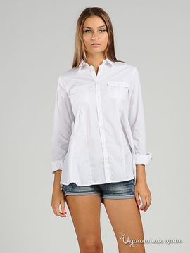 Рубашка Marlboro Classics женская, цвет белый