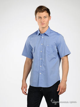 Рубашка Marlboro Classics мужская, цвет голубой