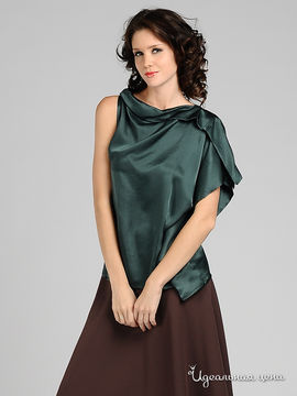 Блуза Georgeta женская, цвет зеленый