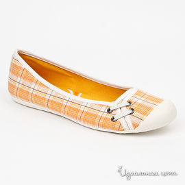 Туфли Beppi женские, цвет оранжевый / белый