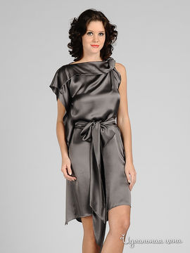 Платье Georgeta женское, цвет серый