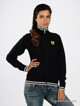 Олимпийка Ferrari женская, цвет черный