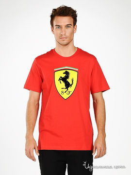 Футболка Ferrari мужская, цвет красный