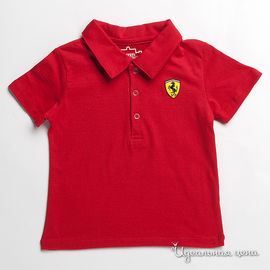Поло Ferrari для мальчиков, цвет красный