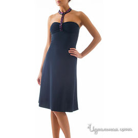 Платье пляжное Lora Grig женское, цвет черный / фиолетовый