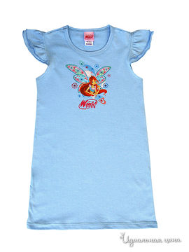 Ночная сорочка Cartoon brands "WINX" для девочки, цвет голубой