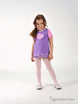 Платье Cartoon brands "ЛУНТИК" для девочки, цвет фиолетовый