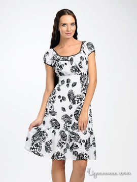 Платье Argent женское, цвет белый / черный