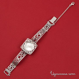 Часы Marcasite женские, Гранат, Серебро 925