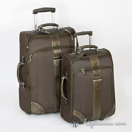Набор чемоданов  Navetta, зеленый с бронзой