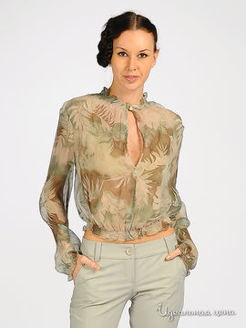 Блузка Kartika женская, цвет зеленый