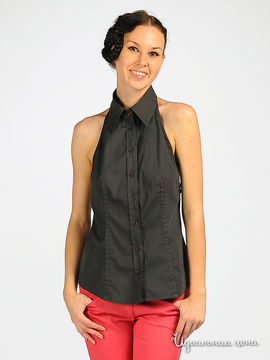 Рубашка Kartika женская, цвет темно-коричневый