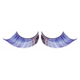 Ресницы перья Baci, цвет светло-синий