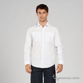 Рубашка Calvin Klein Jeans мужская, цвет белый