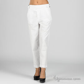 Брюки Calvin Klein Jeans женские, цвет белый
