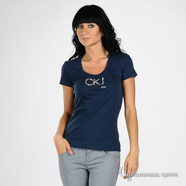 Футболка Calvin Klein Jeans женская, цвет маренго