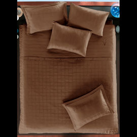 Комплект постельного белья Issimo "BELISSIMO", цвет шоколадный, евро