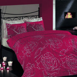 Комплект постельного белья Issimo LAL (GUL), цвет малиновый, 2-х спальный евро