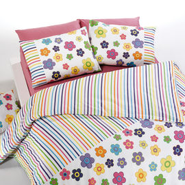 Комплект постельного белья Issimo CRAZY FLOWERS, цвет белый / розовый, 1,5-спальный