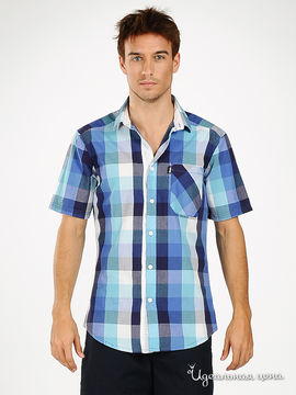 Рубашка Bench мужская, цвет голубой