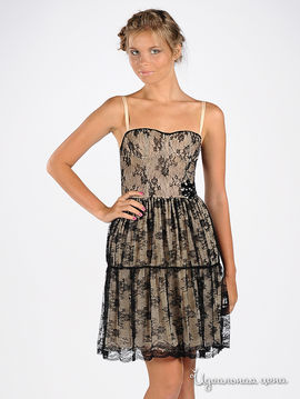 Платье Blugirl Blumarine женское, цвет черный / бежевый