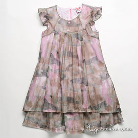 Платье Iceberg для девочки, цвет розовый / коричневый