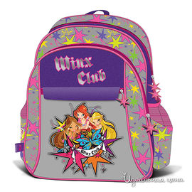 Рюкзак школьный WinX, цвет сиреневый / серый