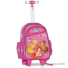 Рюкзак на колесиках WinX, цвет розовый