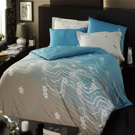 Комплект постельного белья Issimo "CEMRE", цвет кремовый / голубой / белый, евро