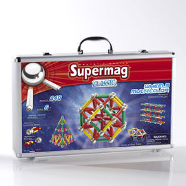 Конструктор магнитный PlastWood "Supermag", 240 деталей