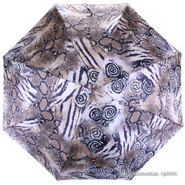 Зонт автоматический Pasotti женский, цвет коричневый / черный