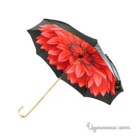 Зонт механический Pasotti женский, цвет черный / красный