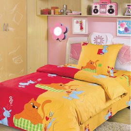 Комплект детского постельного белья Nordtex "SMILE", цвет красный / желтый, 1,5 сп.