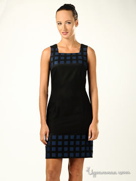 Платье Adzhedo "НЬЮ-ЙОРК" женское, цвет черный / синий
