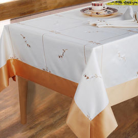 Комплект столового белья SoftLine, цвет кремовый, 9 предметов
