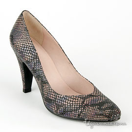 Туфли Capriccio женские, принт рептилия / цвет серо-розовый
