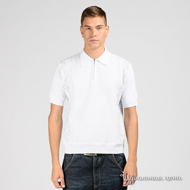 рубашка-поло Dsquared&D&G&Just Cavalli мужская, цвет белый 
