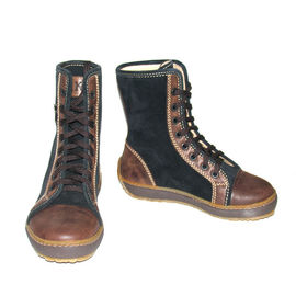 Ботинки Bi Key для девочки, цвет черный / коричневый