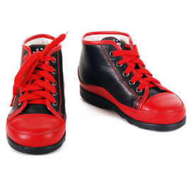 Ботинки Ninette для девочки, цвет черный / красный