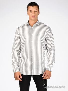 Рубашка Trussardi мужская, цвет серый в полоску