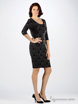 Платье MadamT "Стефания 2" женское, цвет черный / серый