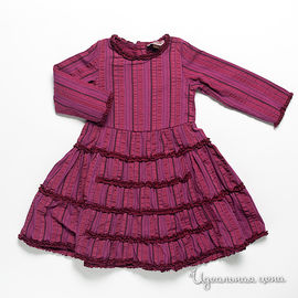 Платье Sophie Catalou для девочки, цвет бордово-сиреневый