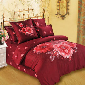 Комплект постельного белья Tiffany ИЮЛЬСКИЙ ЗАКАТ, цвет красный, европейский