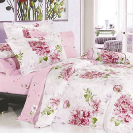 Комплект постельного белья Leonardo KINGDOM OF DREAMS, цвет розовый, европейский