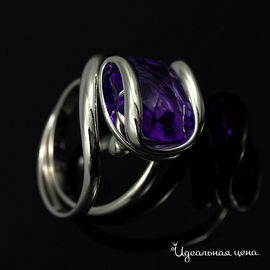 Кольцо Andrea Marazzini, цвет фиолетовый