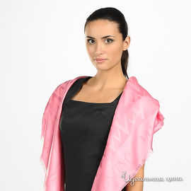 Платок Valentino женский, цвет розовый, 140х140см